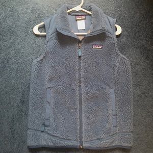patagonia blue vest